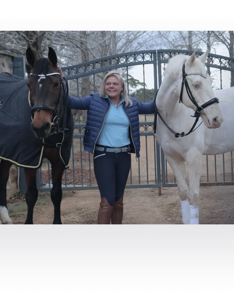 Natalie Innes with horses at Inner Circle Equestrian