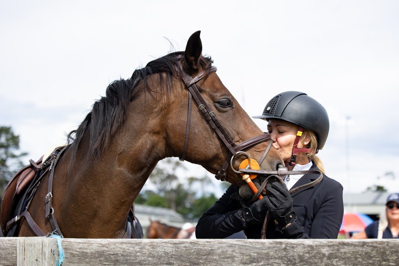 Jan kissing Napoleon after a competition